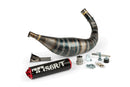 Keeway SM 50 2T - Auspuff R/T 90-100 Schwarz/Rot