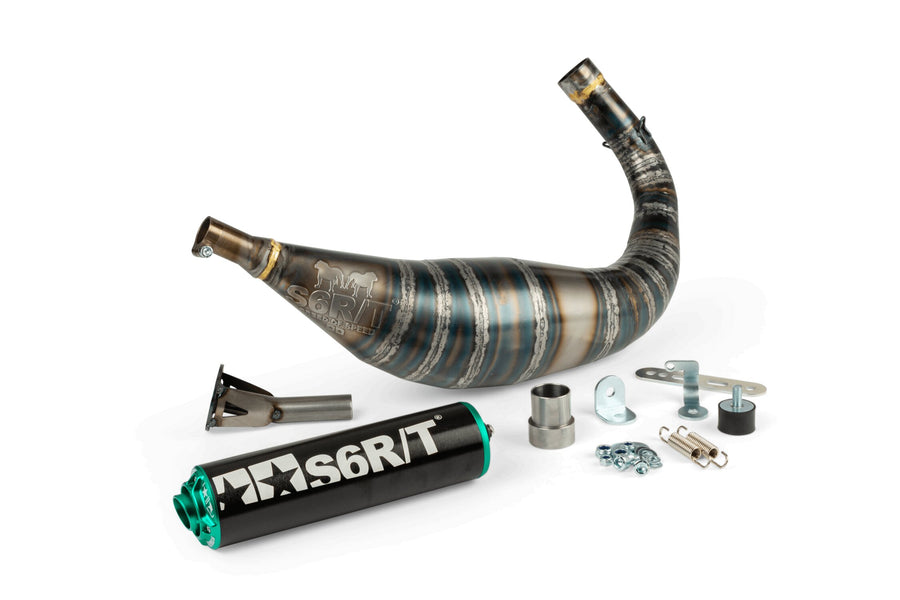 Beta RR-T SM 50 2T - Exhaust R/T 90-100 Black/Turquoise