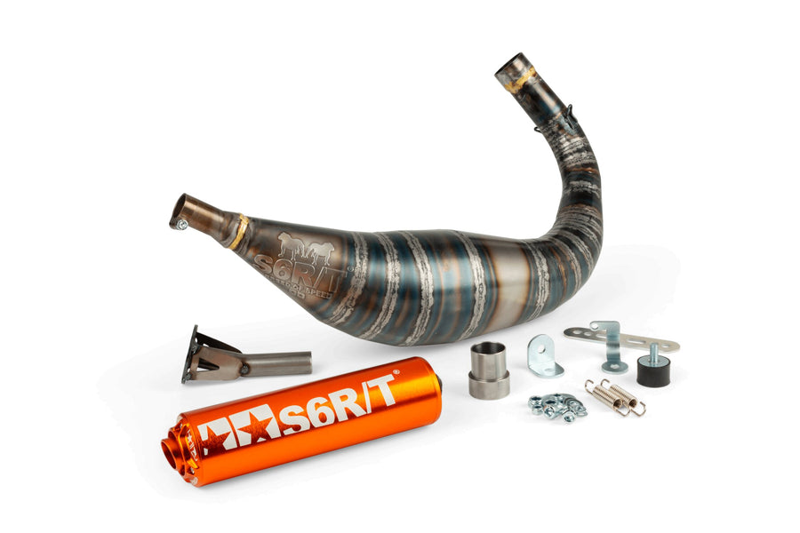 MBK X-Limit Enduro 50 2T AM6 [2004–] - Auspuff R/T 90-100 Orange