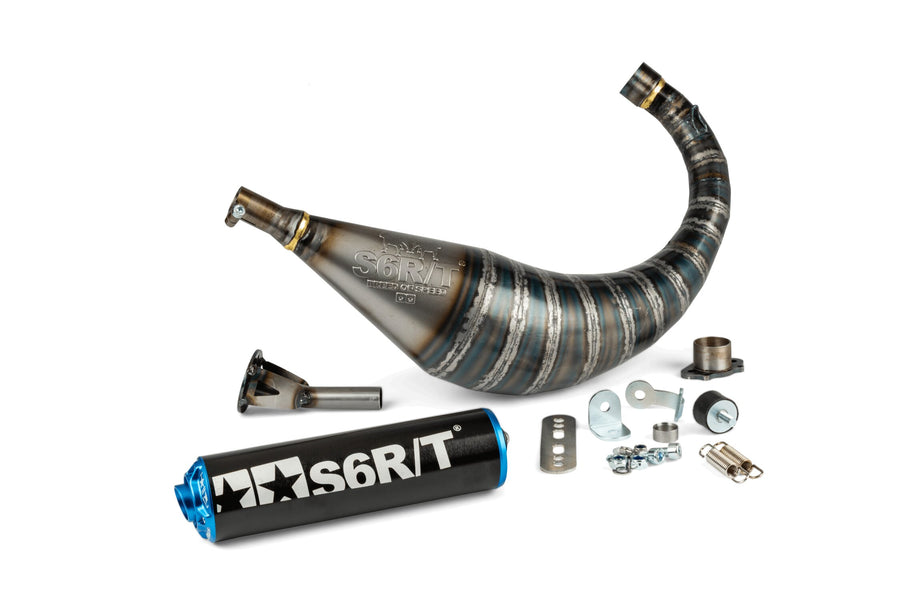 Aprilia RX Factory 50 2T - Exhaust R/T 70-80 Black/Blue
