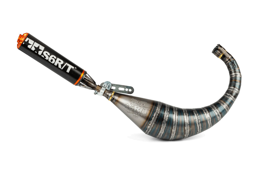Aprilia SX SM 50 2T D50B0 [2007–] - Exhaust R/T 70-80 Black Orange