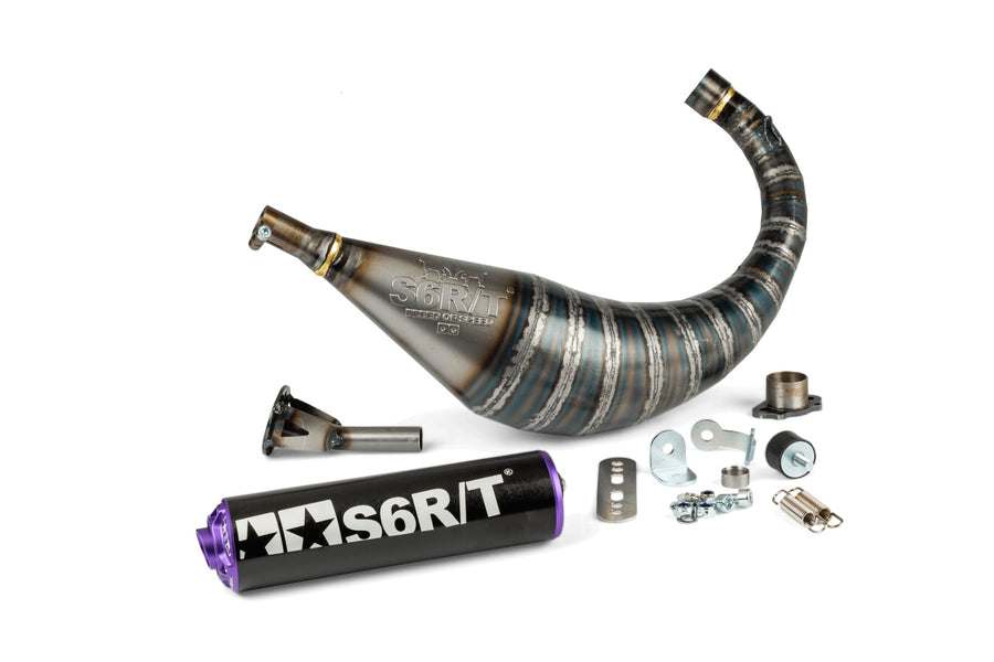 Aprilia RX Factory 50 2T - Exhaust R/T 70-80 Black Purple