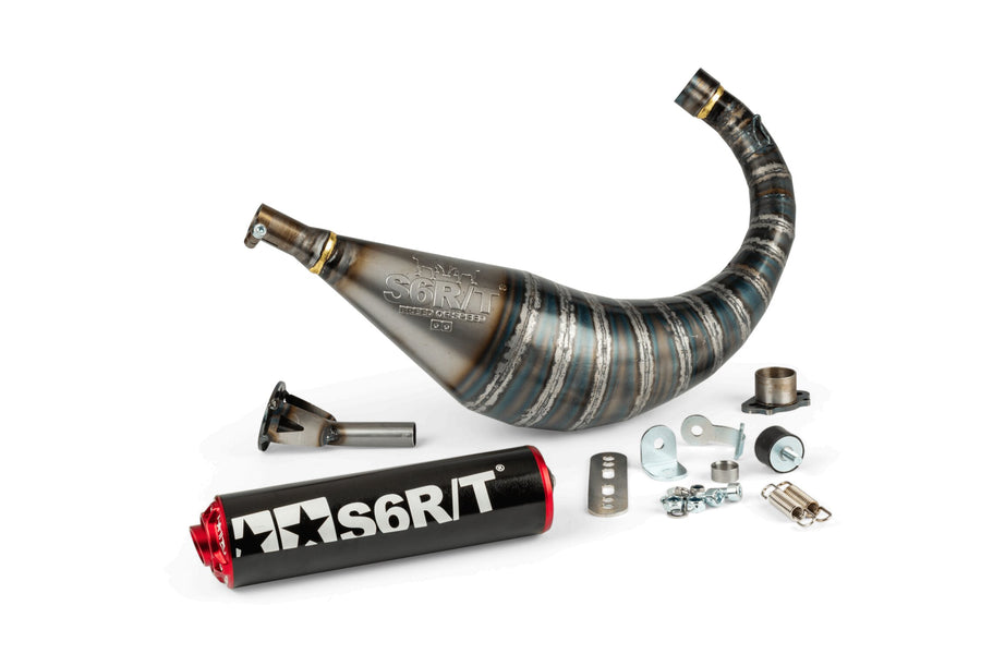 Aprilia RX 50 2T D50B1 [2006–] - Exhaust R/T 70-80 Black Red