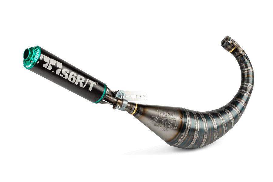 Aprilia RX 50 2T D50B1 [2006–] - Exhaust R/T 70-80 Black Turquoise