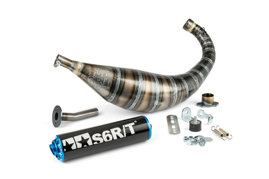 Aprilia RX Factory 50 2T - Exhaust 80-90 Black / Blue