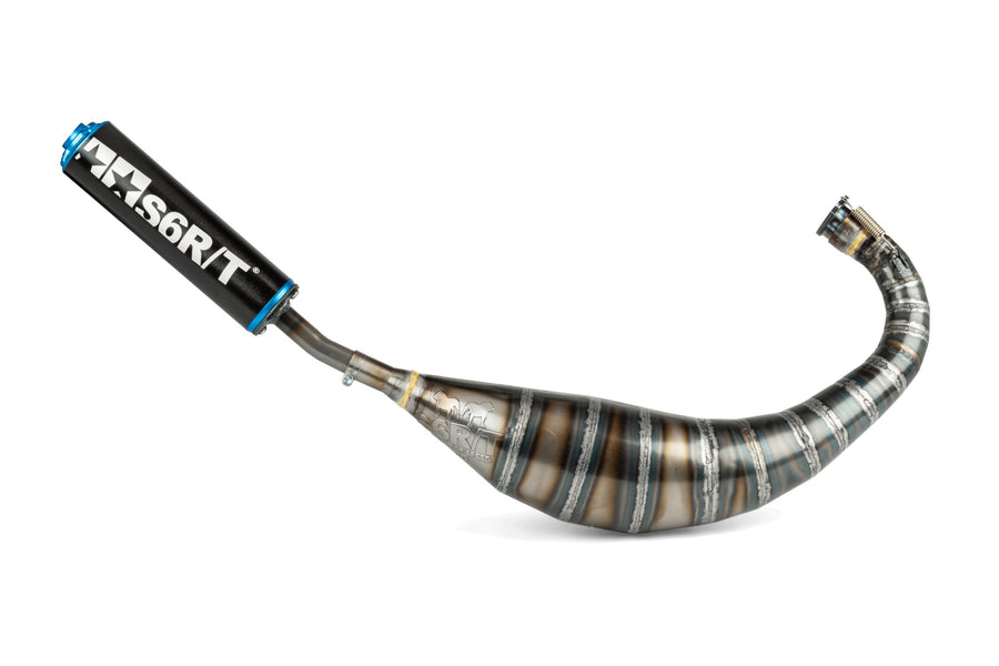 Derbi Senda DRD Racing SM 50 2T D50B0 [2012–] - Auspuff 80-90 Schwarz / Blau