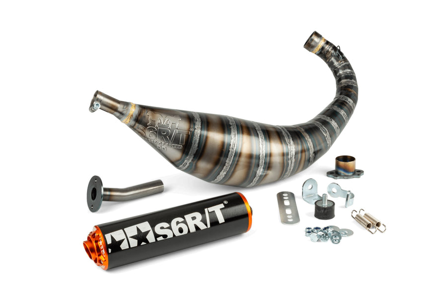 Aprilia RX Enduro 50 2T D50B0 [2007–] - Exhaust 80-90 Black / Orange