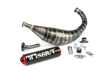 Aprilia RX 50 2T D50B1 [2006–] - Exhaust 80-90 Black / Red