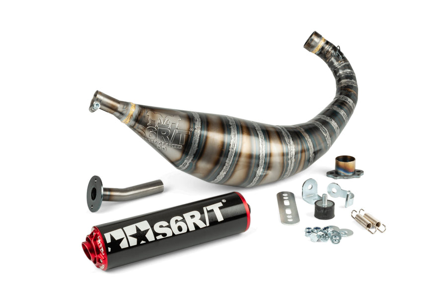 Aprilia RX Factory 50 2T - Exhaust 80-90 Black / Red