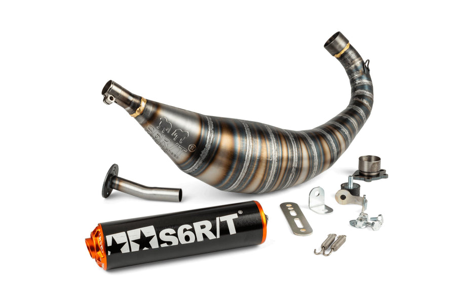 Aprilia RX Enduro 50 2T D50B0 [2007–] - Auspuff R/T Schwarz Orange