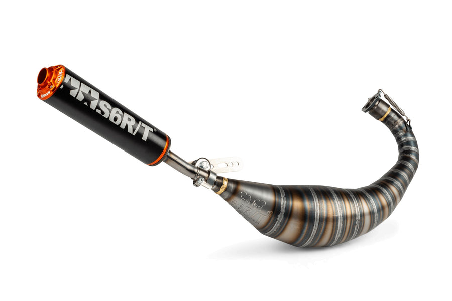 Aprilia RX Factory 50 2T - Exhaust R/T Black Orange