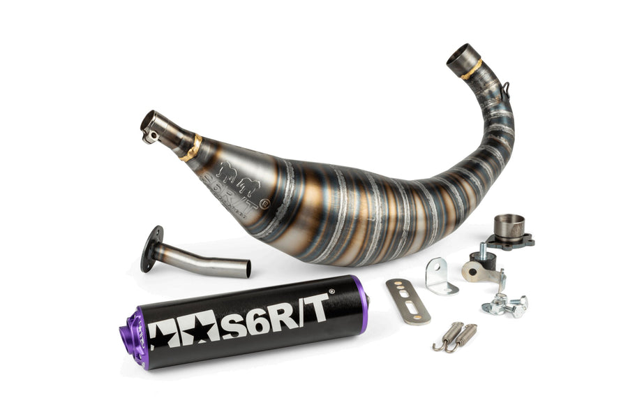 Aprilia RX Enduro 50 2T D50B0 [2007–] - Exhaust R/T Black Purple
