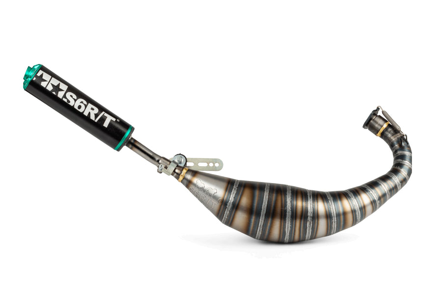 Gilera SMT SM 2006 50 2T D50B0 [2006] - Auspuff R/T Schwarz Türkis