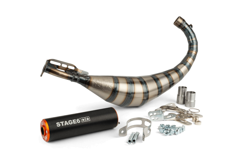 Beta RR SM 50 2T - Exhaust Streetrace 80-90 Orange Black
