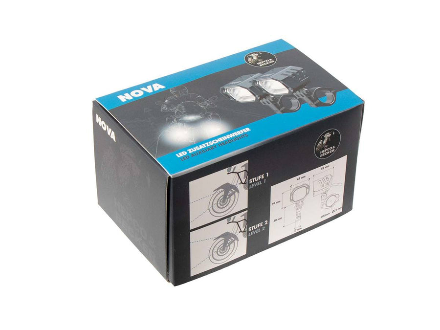 Aprilia TUAREG 660 [2025-] - NOVA LED ADDITIONAL LIGHTS SET black
