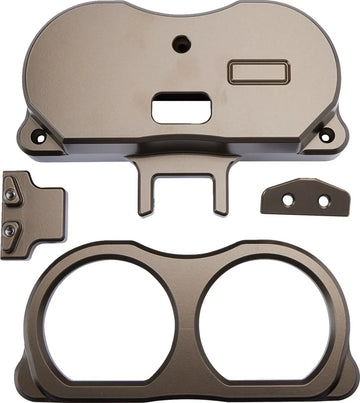 harley davidson fltruse [LA CHOPPERS] - Dual Gauge Bracket for Performance Risers