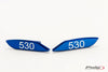 YAMAHA T-MAX 530 SX [2019] - Cap set for OEM mirrors | Blue | PUIG 7511A