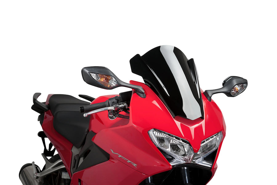HONDA VFR 800 F [2020] - Z-Racing screen | Black | PUIG 7598N
