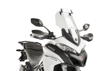 TRIUMPH BONNEVILLE T 120 BLACK [2025] - touring screen with spoiler screen | Clear | PUIG 7624W
