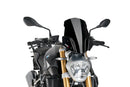 BMW R 1200 R [2018] - New Generation Sport Windshield | Black | PUIG 7651N