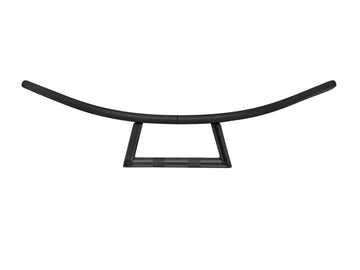 Motorcycle steering Ø 25 - handlebar round, at the bottom angular, 895 mm wide, black