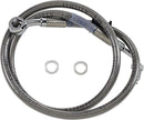 harley-davidson street bob [DRAG SPECIALTIES] – Extended stainless steel brake line-2