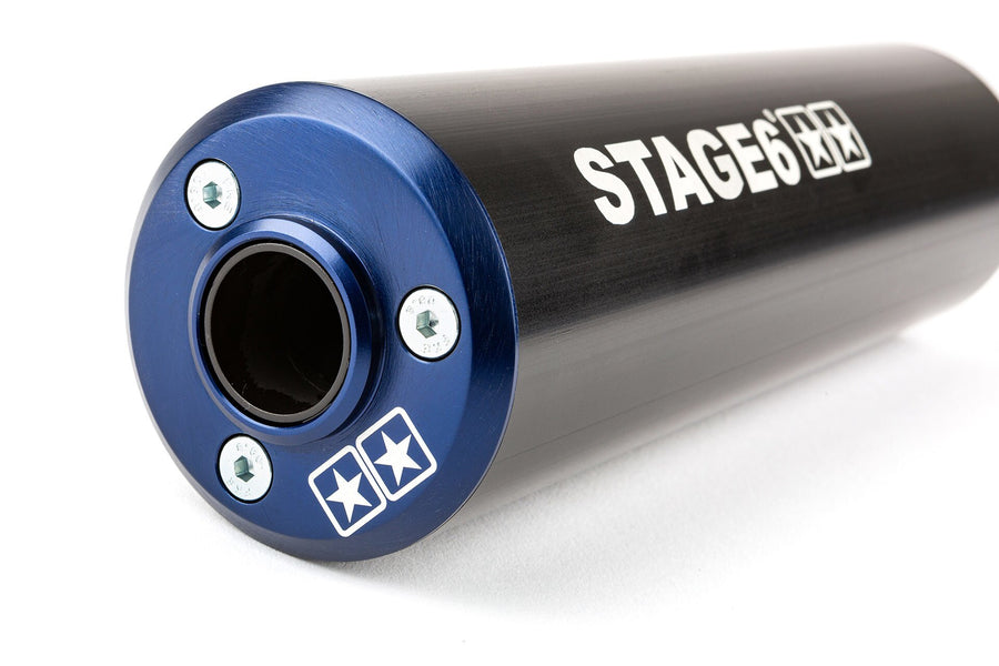 Peugeot XP6-Enduro 50 2T AM6 - Auspuff Streetrace 80-90 Blau