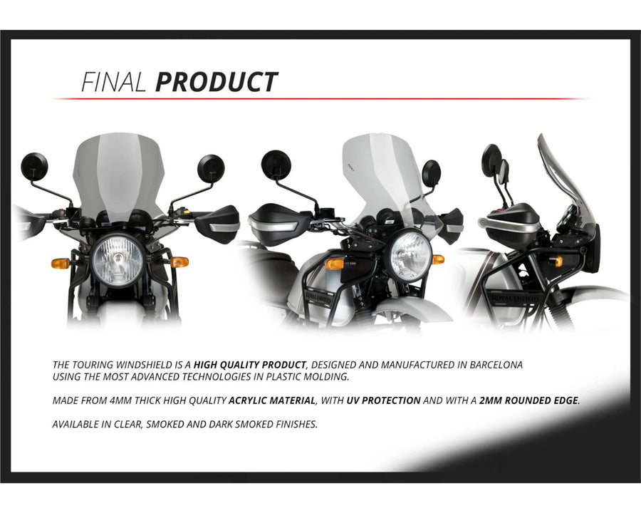 ROYAL ENFIELD HIMALAYAN 410 [2020] – touring screen – transparent