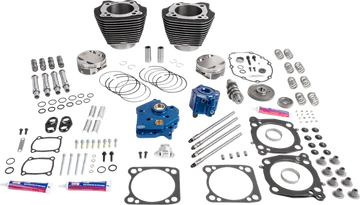 Harley-Davidson FLRT 1868 Freewheeler 114 [2025] - 132" Power Package Motorleistungs-Kit – Oberfläche: Schwarz, Hervorgehobene Lamellen – Bild 2