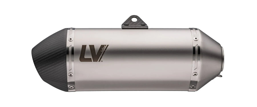 bmw r 1300 gs trophy [LEOVINCE] – LV-14 stainless steel rear silencer