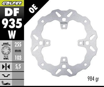 Triumph Trident 660 [2024-2026, 2025-2026] - BRAKE DISC FIXED WAVE – Image 1