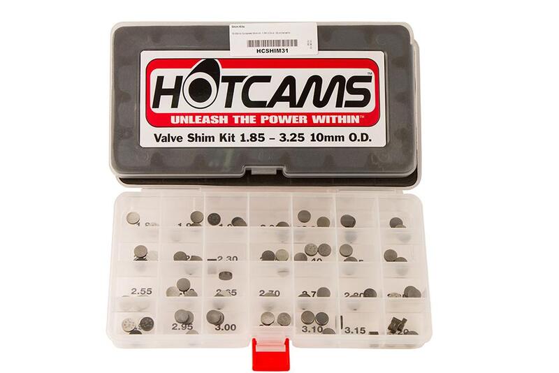 Husaberg Fe 501 [HOT CAMS] - valve discs Ø10.0x1.85 to 3.25mm - set of 5 pieces.