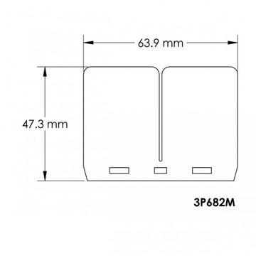 Gas Gas Ec 200 [V-FORCE] - REPLACEMENT PLATE FOR MEMBRANE BLOCK V-FORCE3