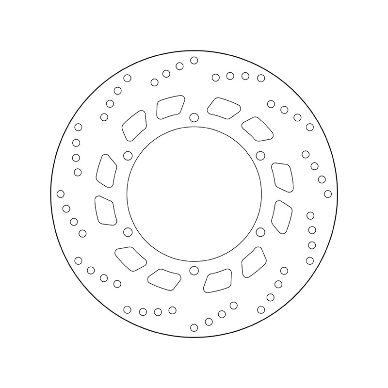 Yamaha Xv 750 [BREMBO] - Series Oro round rigid brake disc