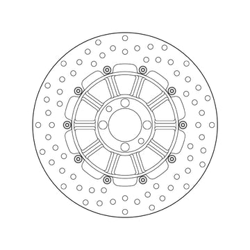 Bmw K 1100 Lt 100 [BREMBO] - Series Oro round rigid brake disc - 0