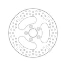 Harley Davidson Fxlr [BREMBO] - Series Oro round rigid brake disc-2