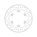 Yamaha Bt 1100 Bulldog [BREMBO] - Series Oro round rigid brake disc