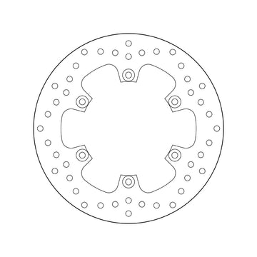 Yamaha Fzr 1000 Exup [BREMBO] - Series Oro round rigid brake disc