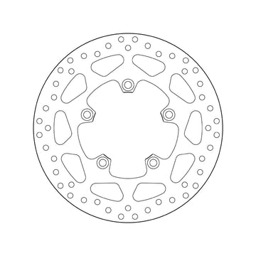 Triumph Tiger Explorer Xr [BREMBO] - Series Oro round rigid brake disc