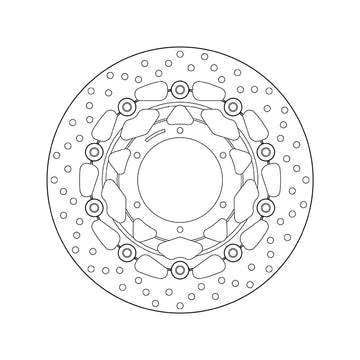 Honda Cb 900 [BREMBO] - Series Oro round floating brake disc - 0