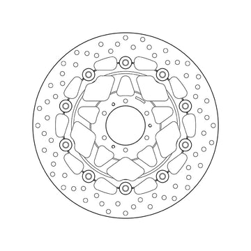 Honda Cbr 900 [BREMBO] - Series Oro round floating brake disc - 0