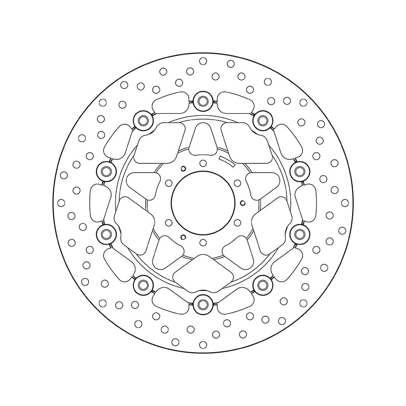 Honda Vfr 800 [BREMBO] - Series Oro round floating brake disc