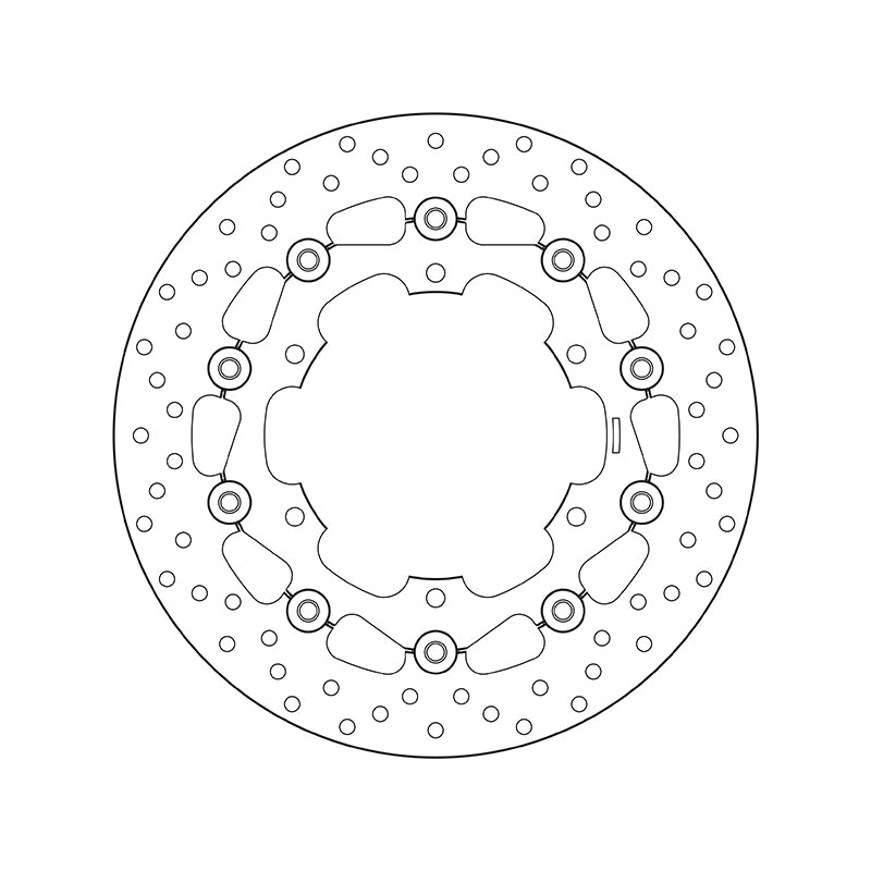 Yamaha Fjr [BREMBO] - Series Oro round floating brake disc