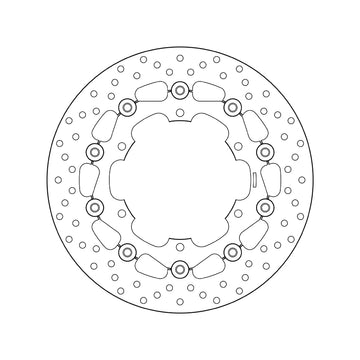 Yamaha Tdm 900 [BREMBO] - Series Oro round floating brake disc