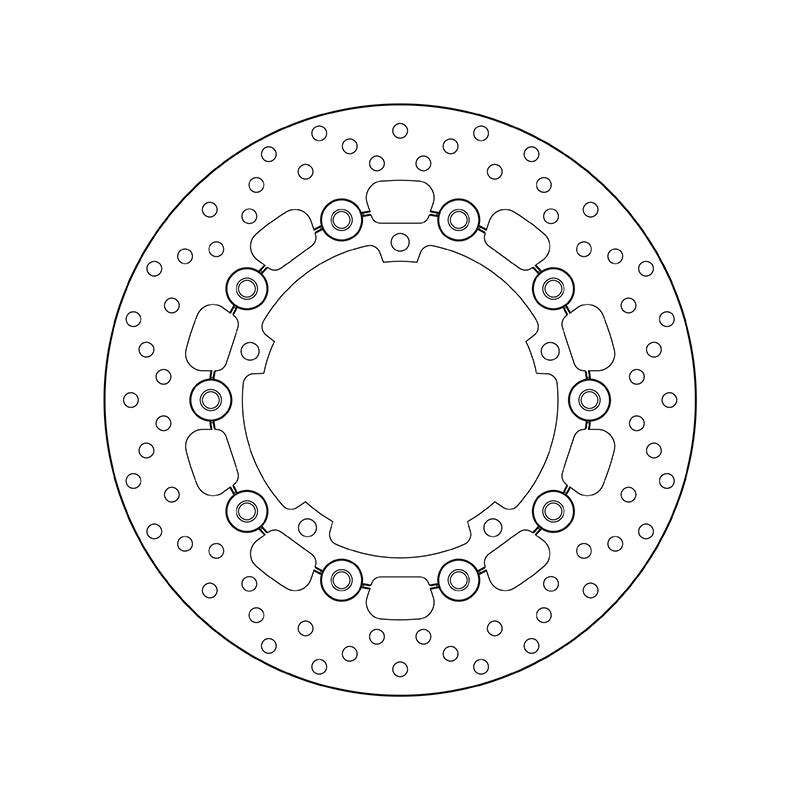 Yamaha Tenere 700 [BREMBO] - Series Oro round floating brake disc