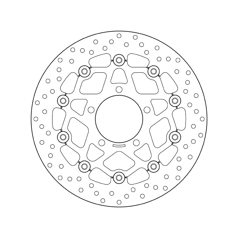 Kawasaki Er 6 F [BREMBO] - Series Oro round floating brake disc