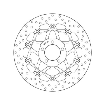 Kawasaki Zephyr 750 [BREMBO] - Series Oro round floating brake disc