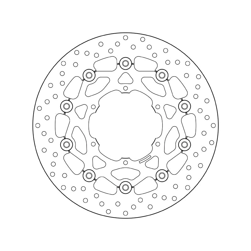 Bmw F 650 Gs Tw [BREMBO] - Series Oro round floating brake disc