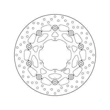 Bmw F 800 Gs [BREMBO] - Series Oro round floating brake disc - 0