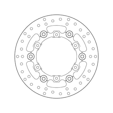 Husqvarna Supermoto [BREMBO] - Series Oro round floating brake discs - in pairs